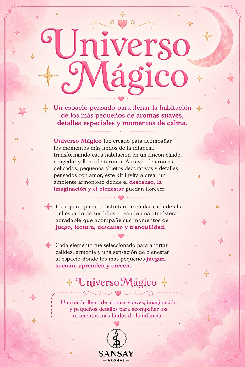 Contenido del Kit Universo M&aacute;gico Edici&oacute;n Rosa
