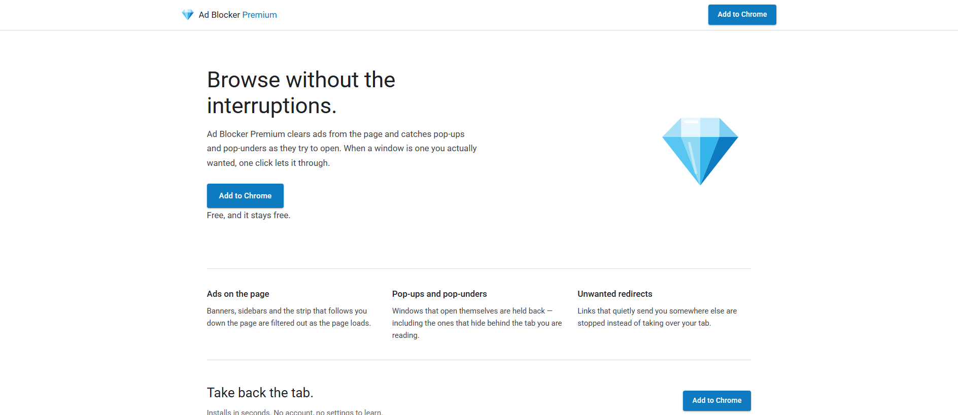 Stored capture of adblockerpremium.net