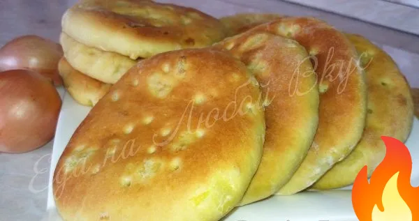 Постер Лепешки "Луковые" (в духовке)