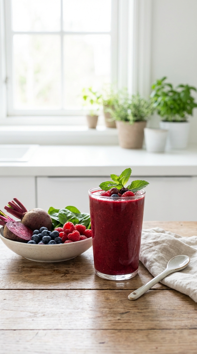 Beet and Berry Blood Builder — Vibrant and Earthy Sweetness