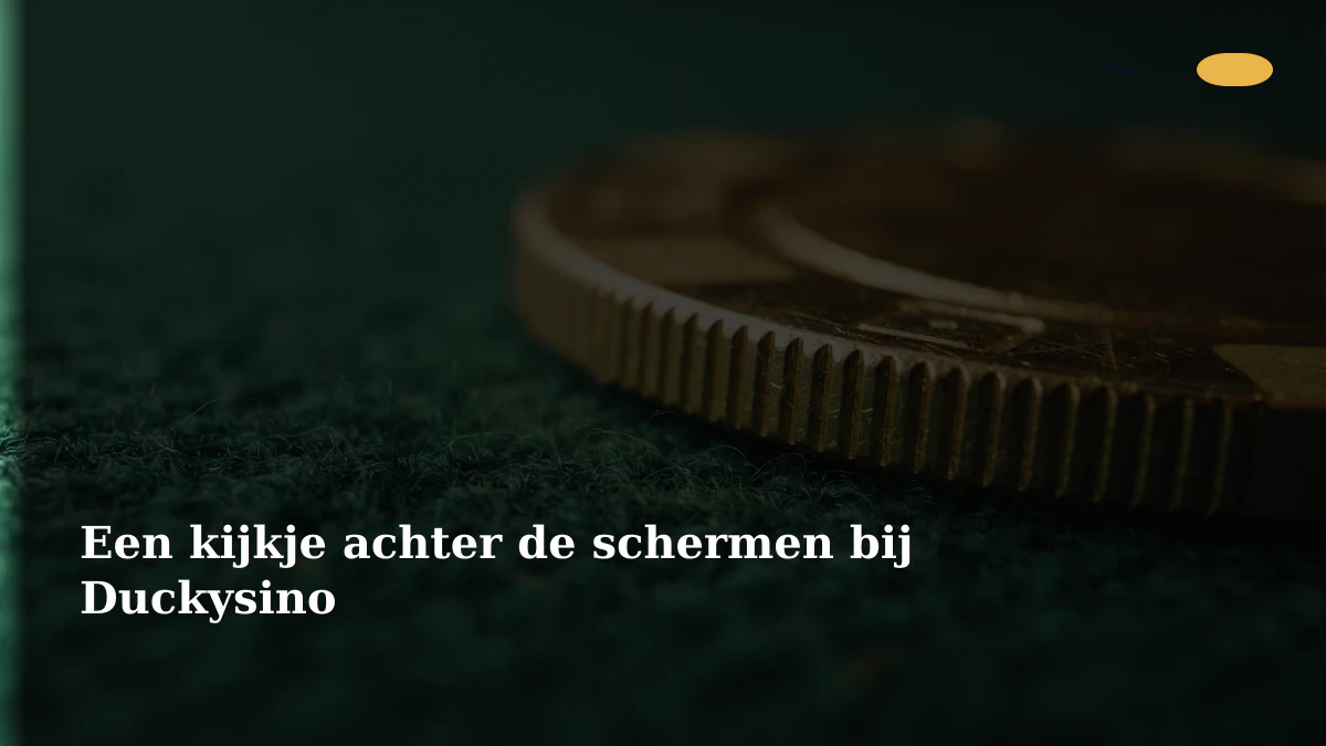 Een kijkje achter de schermen bij Duckysino