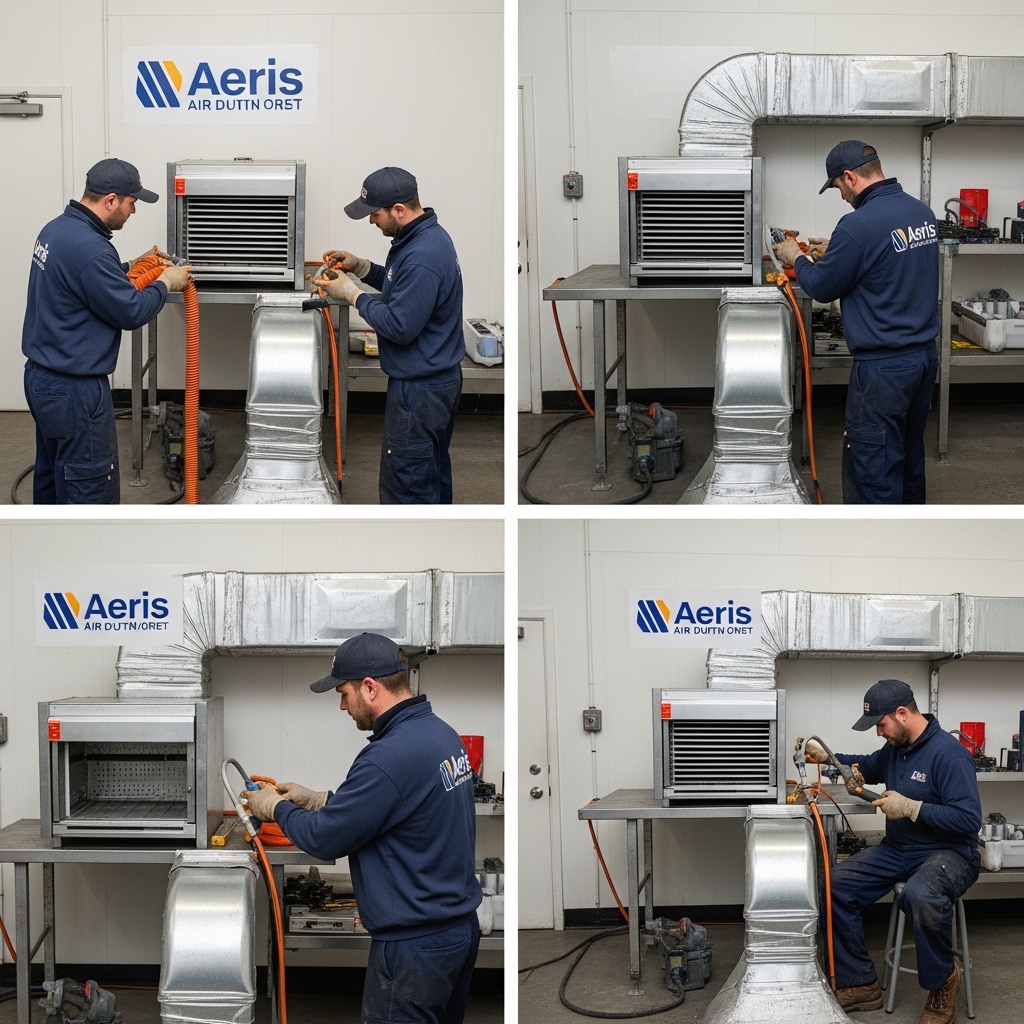 Aeris Air Duct Cleaning Professionals at Work