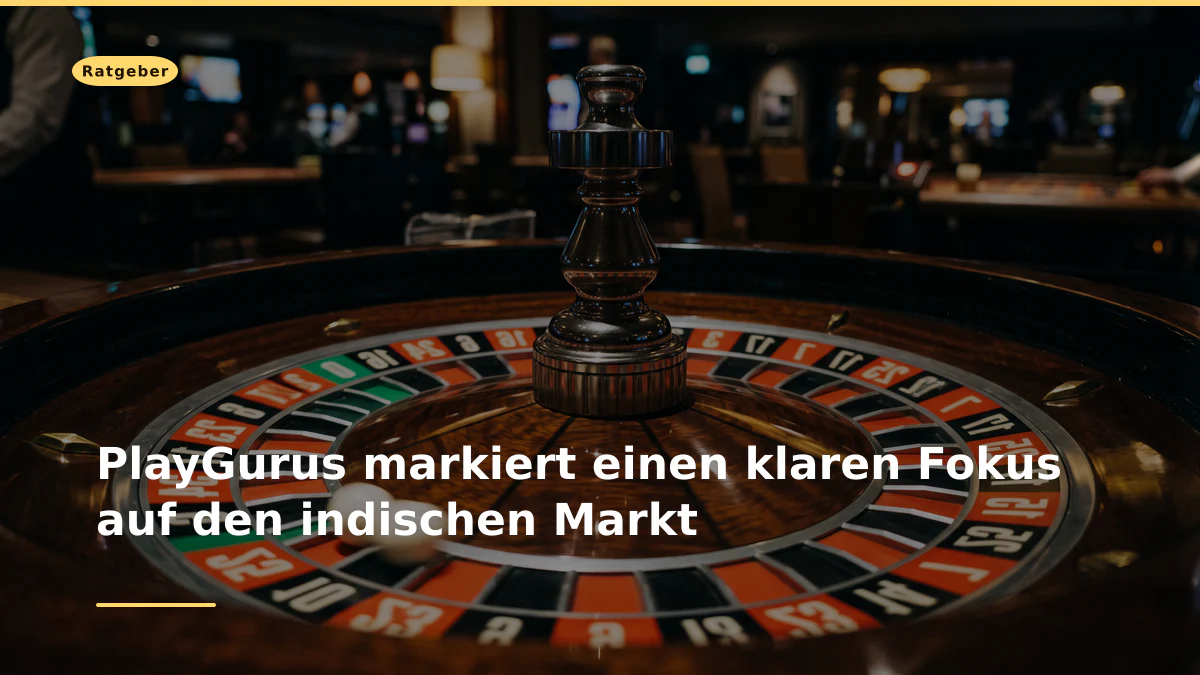 PlayGurus markiert einen klaren Fokus auf den indischen Markt