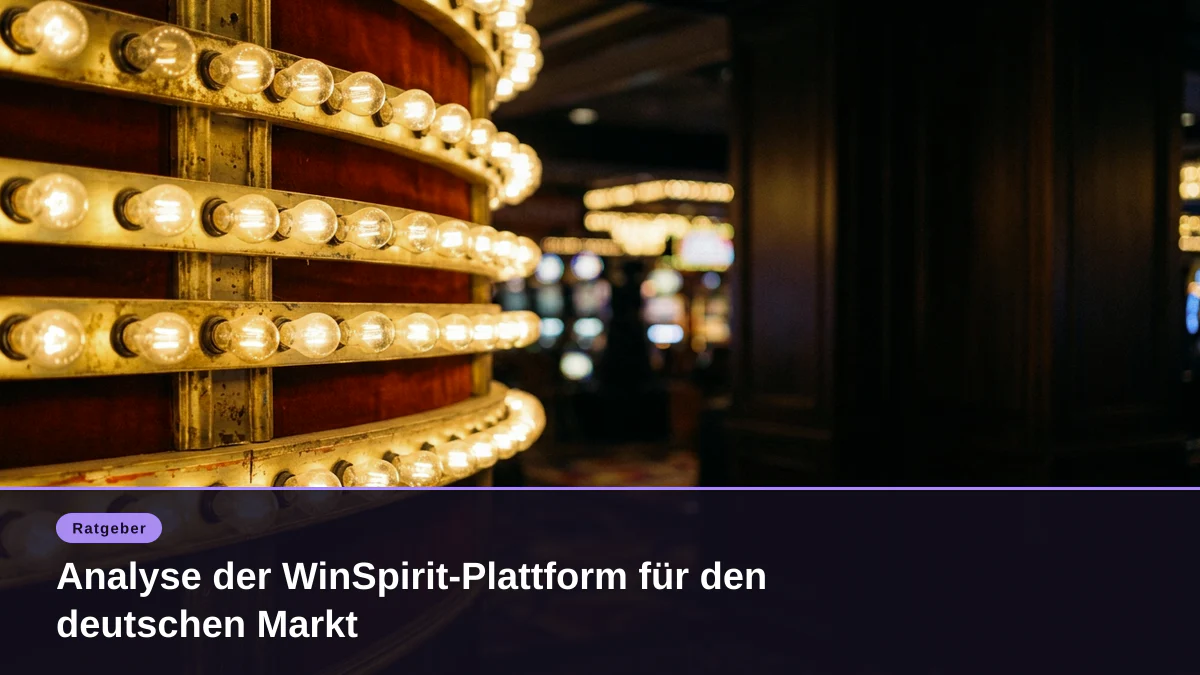 Analyse der WinSpirit-Plattform für den deutschen Markt