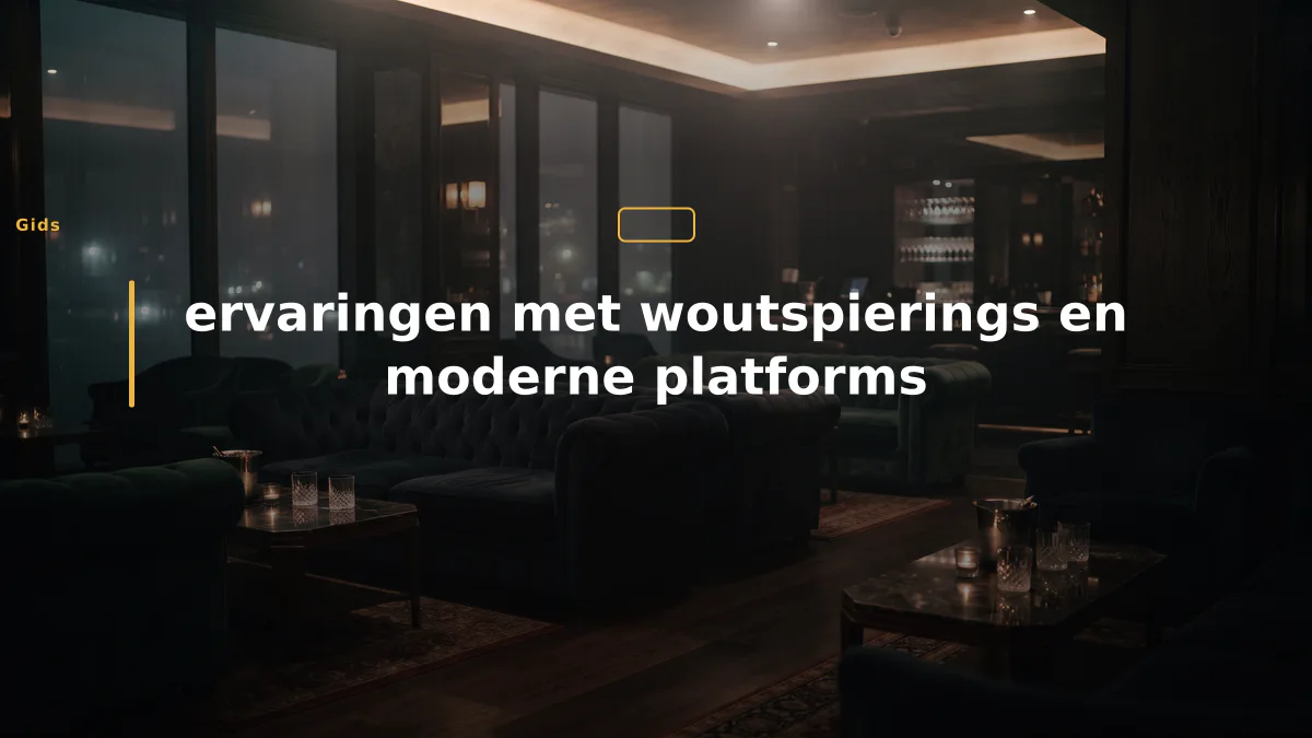 ervaringen met woutspierings en moderne platforms 1 ervaringen met woutspierings en moderne platforms