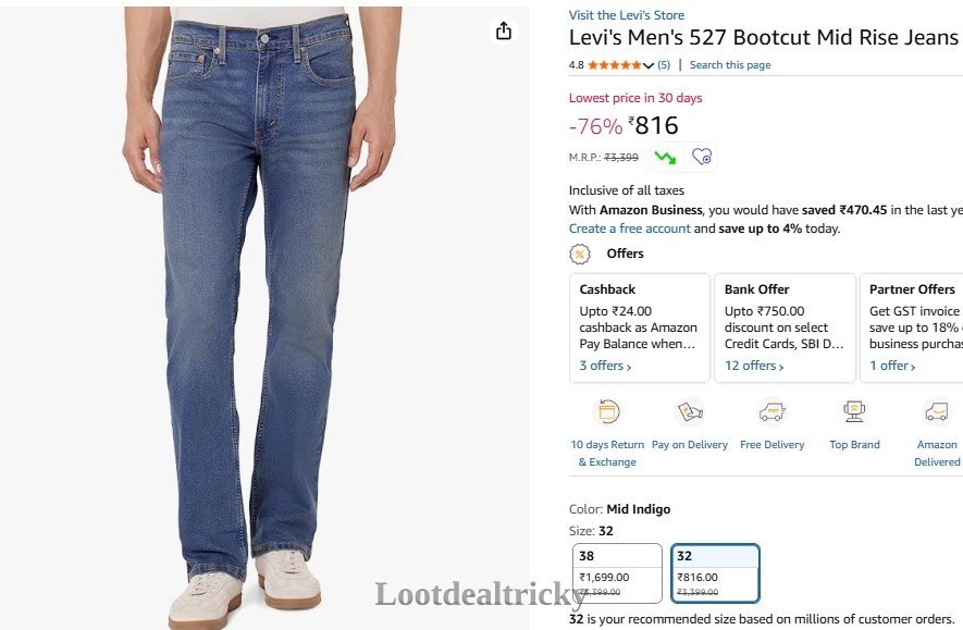 Levi S Men – Huge Discount Get 70% OFF Today