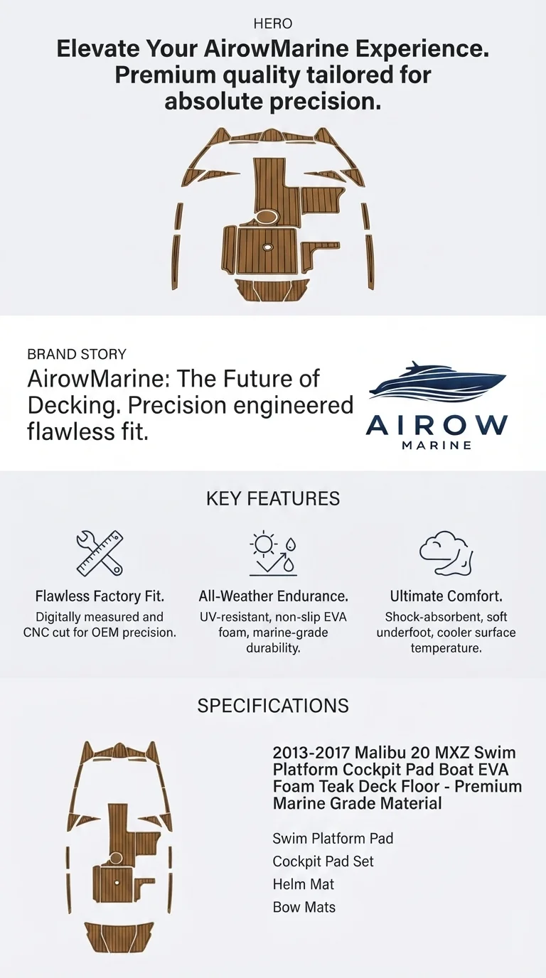 eva-foam-teak-decking-2013-2017-malibu-20-mxz-swim-platform-cockpit-pad detail