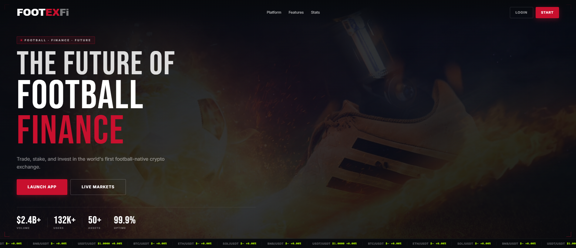 Screenshot of footexfi.com