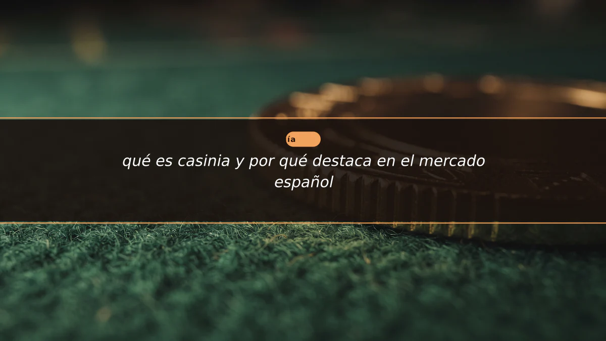 qué es casinia y por qué destaca en el mercado español