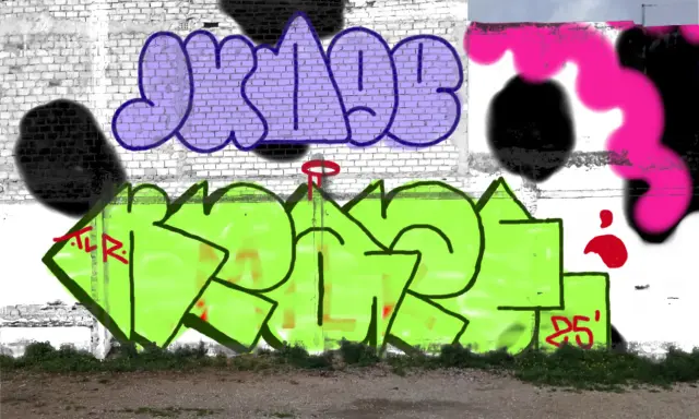 Graffiti artwork by toy1er