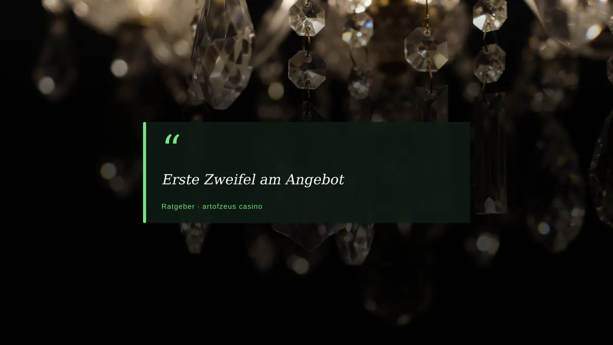 Erste Zweifel am Angebot