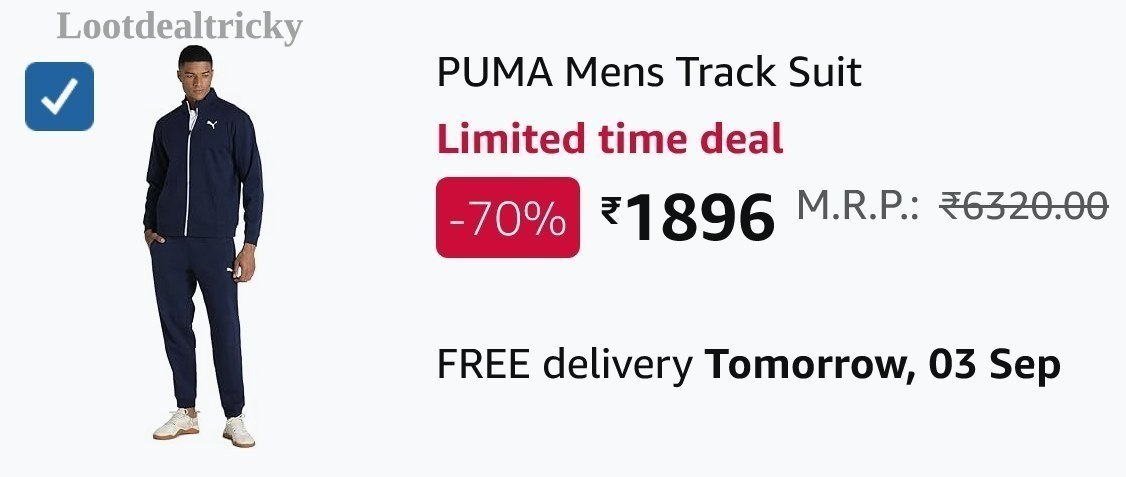 70 Off Puma – Just ₹1896 | Huge Savings Offer