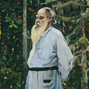 Портрет Л Н Толстого 1918