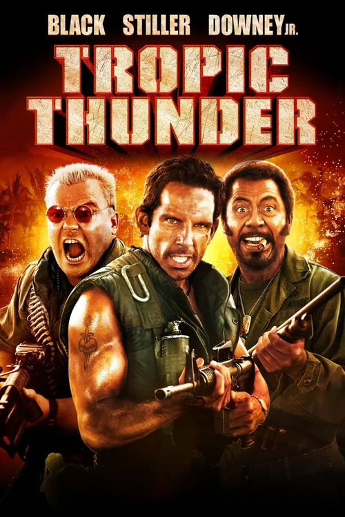Jaja w tropikach / Tropic Thunder (2008) PL.720p.BRRip.XviD.AC3-LTN / Lektor PL