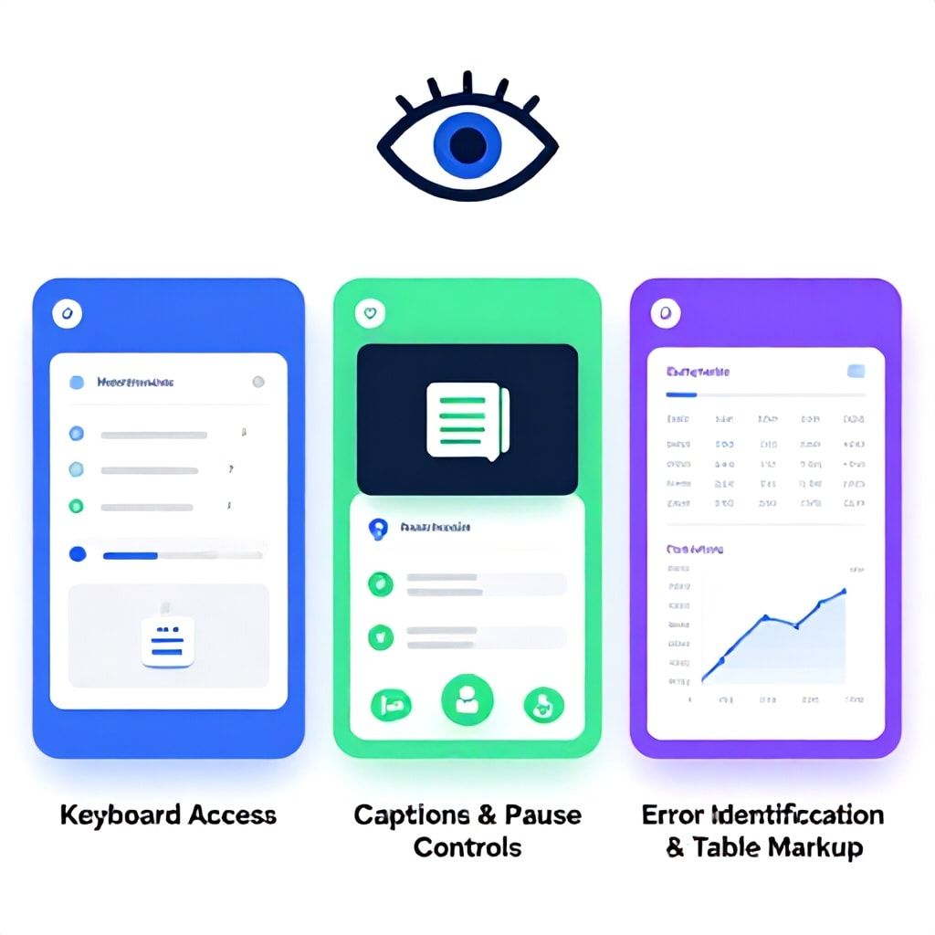 Diagram: AI-Powered Accessibility Analysis for Healthcare, Education, and Finance Interfaces