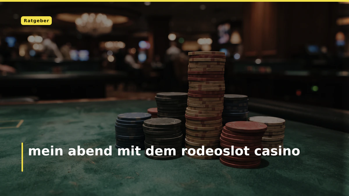 mein abend mit dem rodeoslot casino