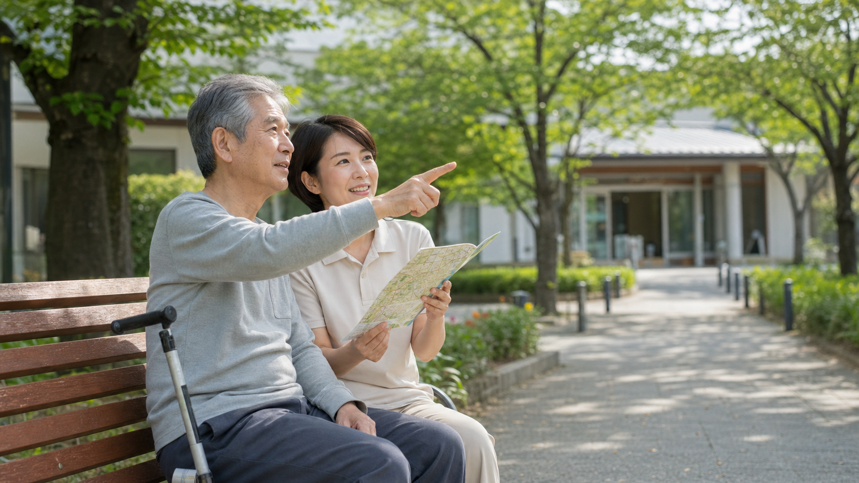 小さな外出から生活の広がりを取り戻す脳卒中リハビリのイメージ