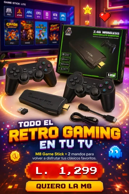 Todo el retro gaming en tu TV - L. 1,299