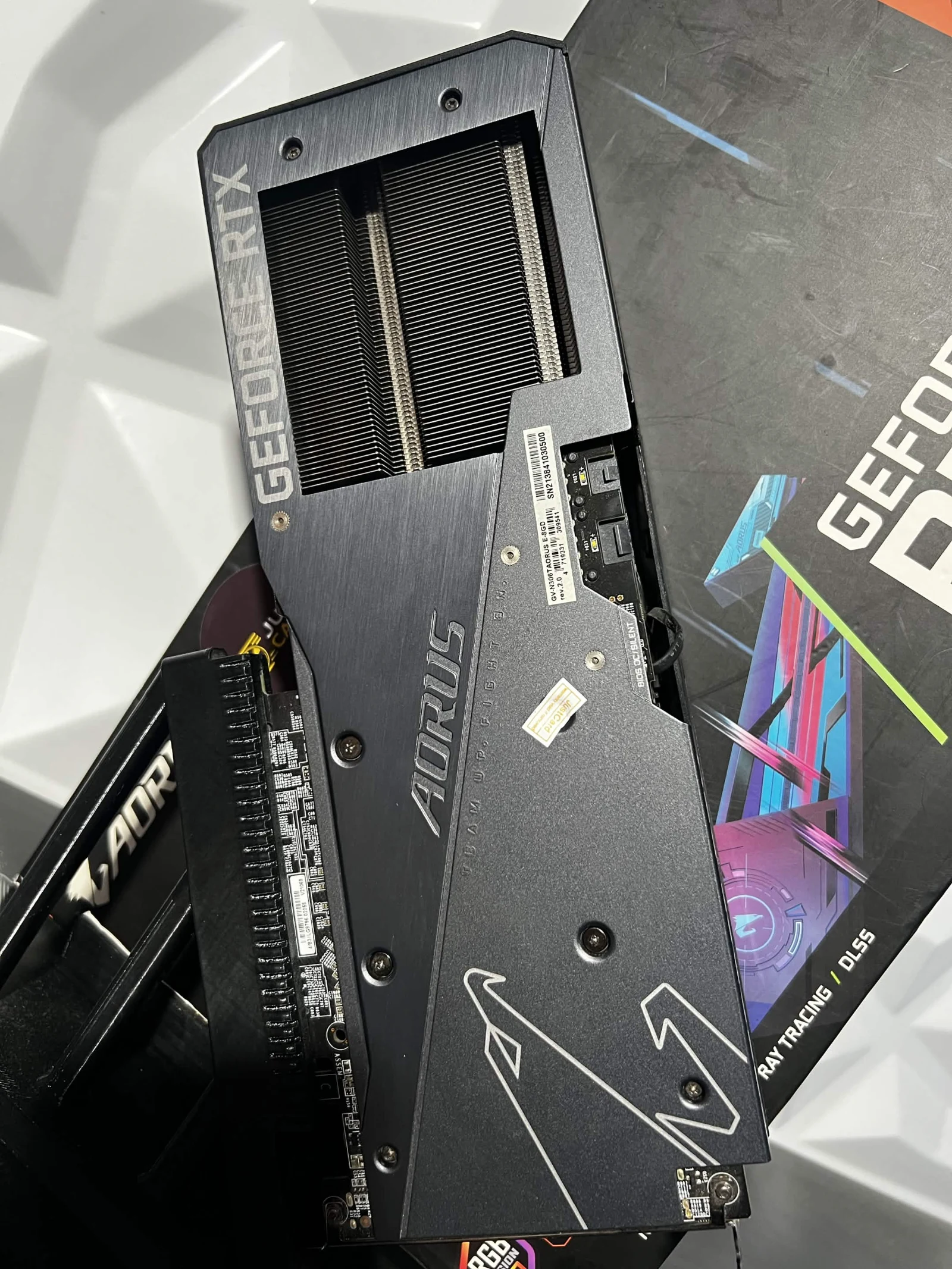RTX 3060 Ti 8GB AORUS elite Occasion miniature 2