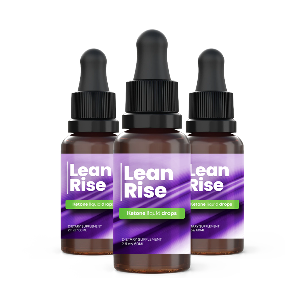 Lean Rise liquid supplement bottles