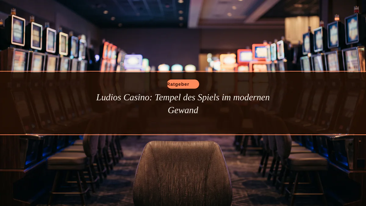 Ludios Casino: Tempel des Spiels im modernen Gewand
