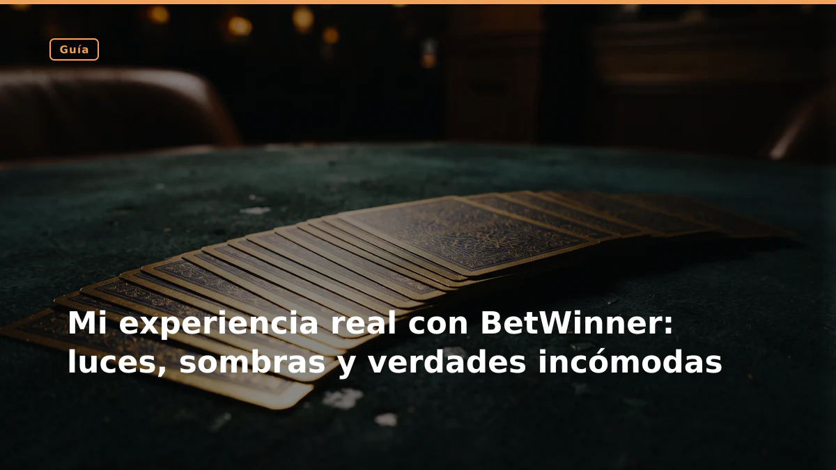 Mi experiencia real con BetWinner: luces, sombras y verdades incómodas