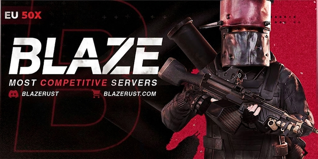 Blaze Rust - X10/X50 | No BPs | Clans | Kits