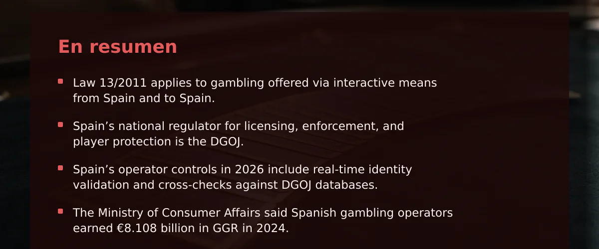 Jocker Casino en Espa&ntilde;a: marco legal, pagos y cifras para leer la oferta &mdash; En resumen