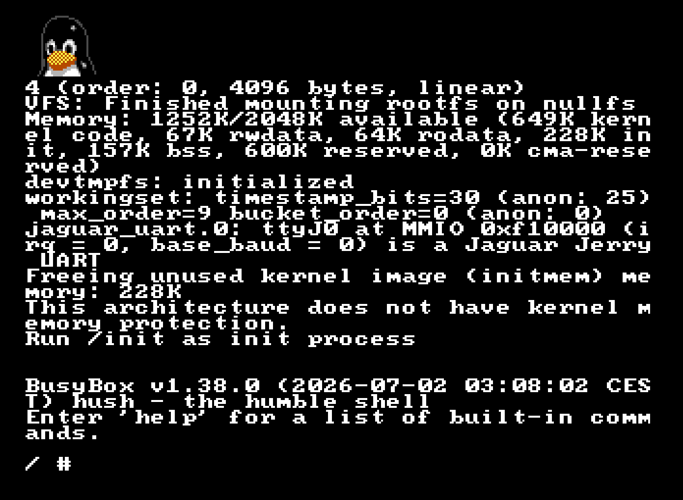 Egy fejlesztő sikeresen futtatta a Linuxot egy 1993-as Atari Jaguar konzolon Egy fejlesztő sikeresen futtatta a Linuxot egy 1993-as Atari Jaguar konzolon