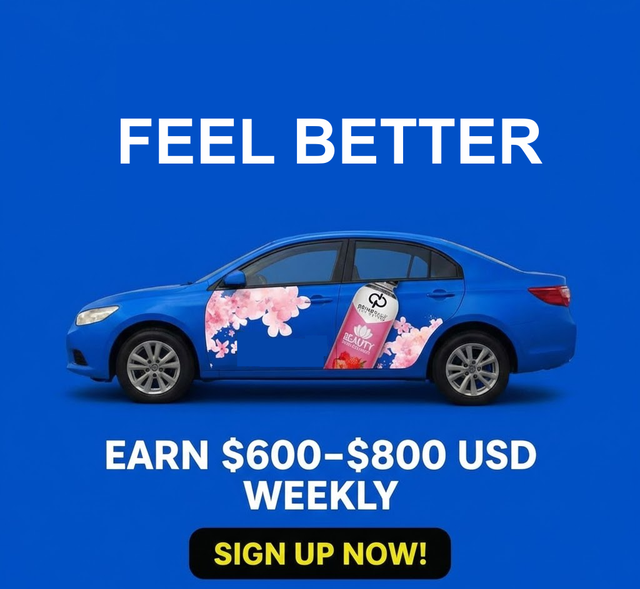 DrinkPlus car wrap front