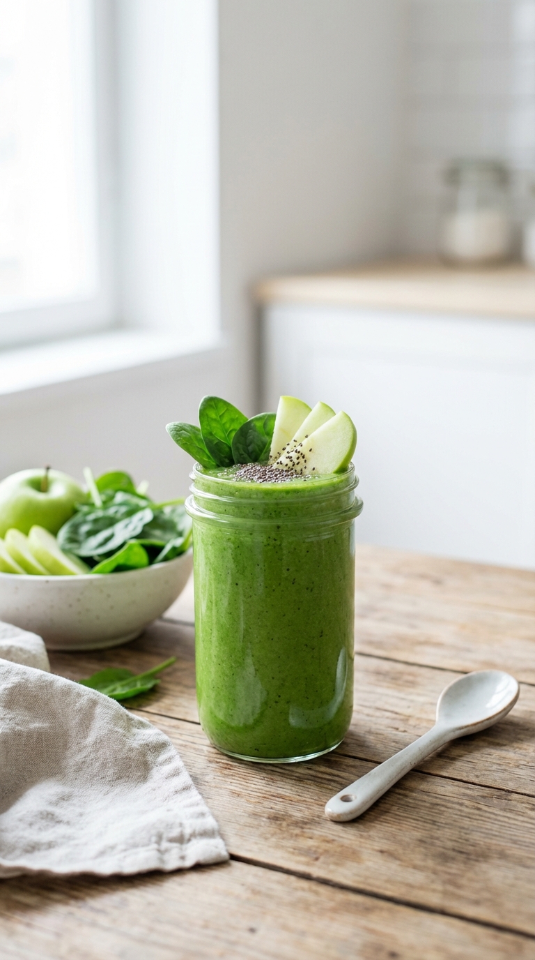 Green Goddess Spinach Apple — Sneaks in Your Greens