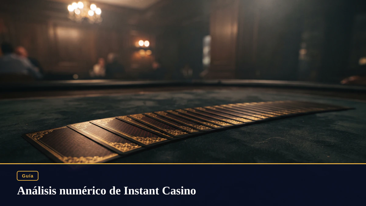 Análisis numérico de Instant Casino