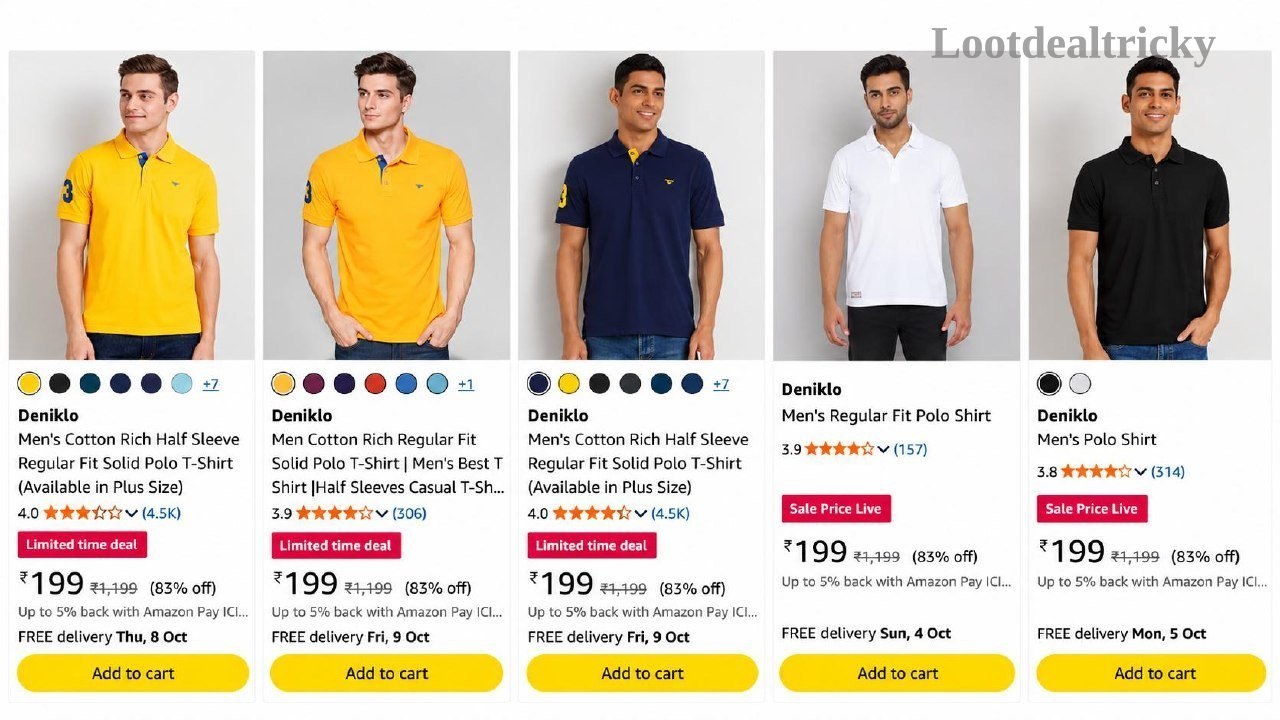 Men Polo Tshirts | Loot Ka Maal Men Polo Tshirts | Loot Ka Maal