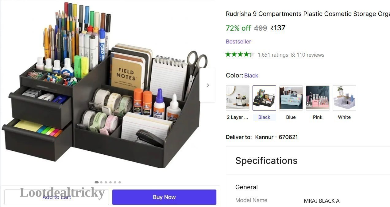   9 Compartments Plastic – Just ₹137 | Limited Time Loot Offer