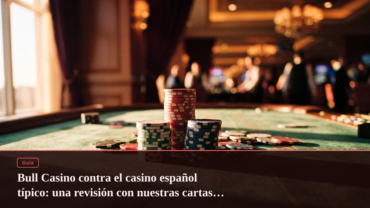Bull Casino contra el casino español típico: una revisión con nuestras cartas boca arriba