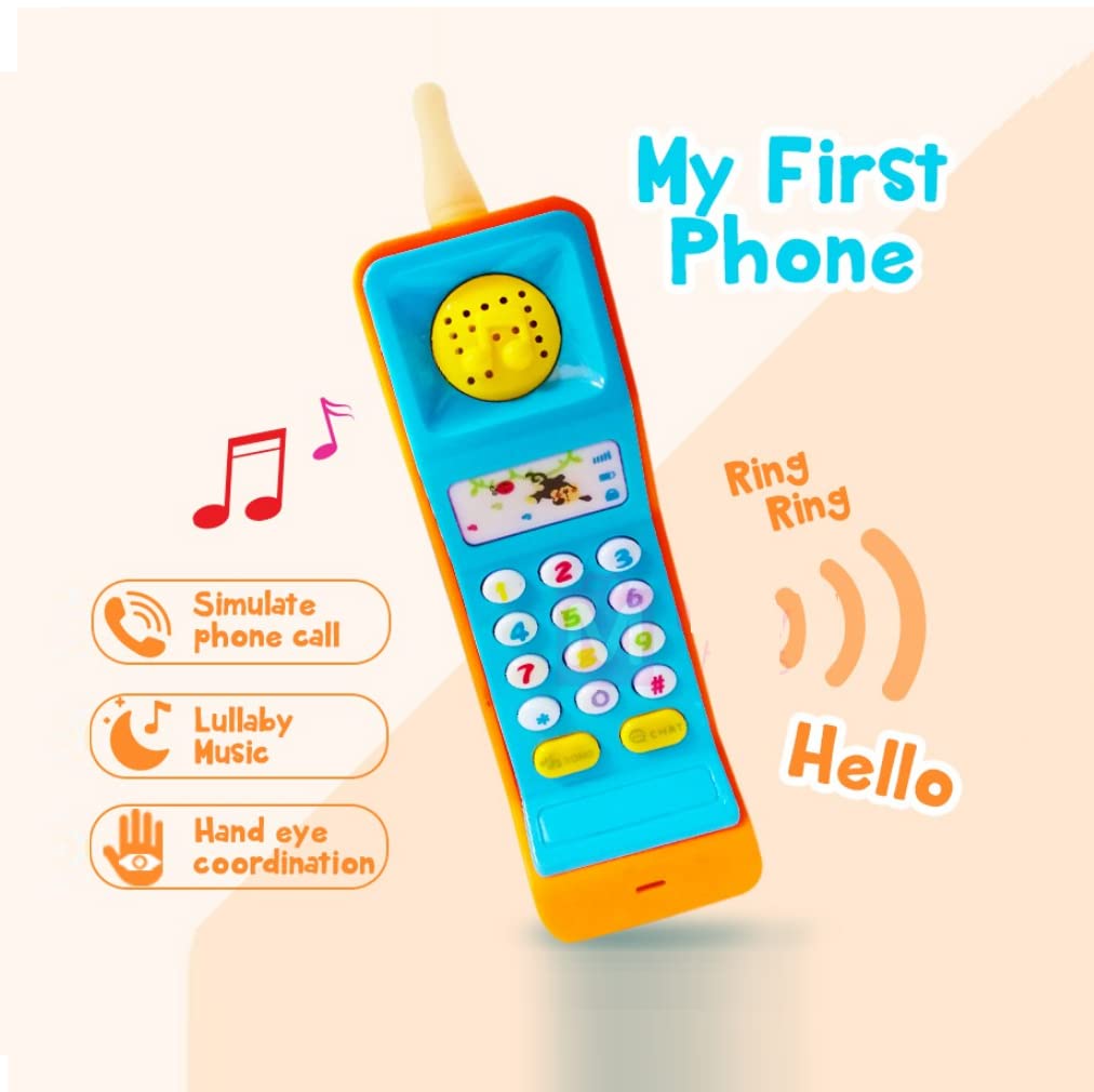 Light and Sound Toys for Kids, Musical Mobile Toy for Kids, Educational Cellphone Toy, Lighting Mobile Toys for Babies, Cellphone Telephone Learning Toy-Pack of 1 (Multi Color) photo 2