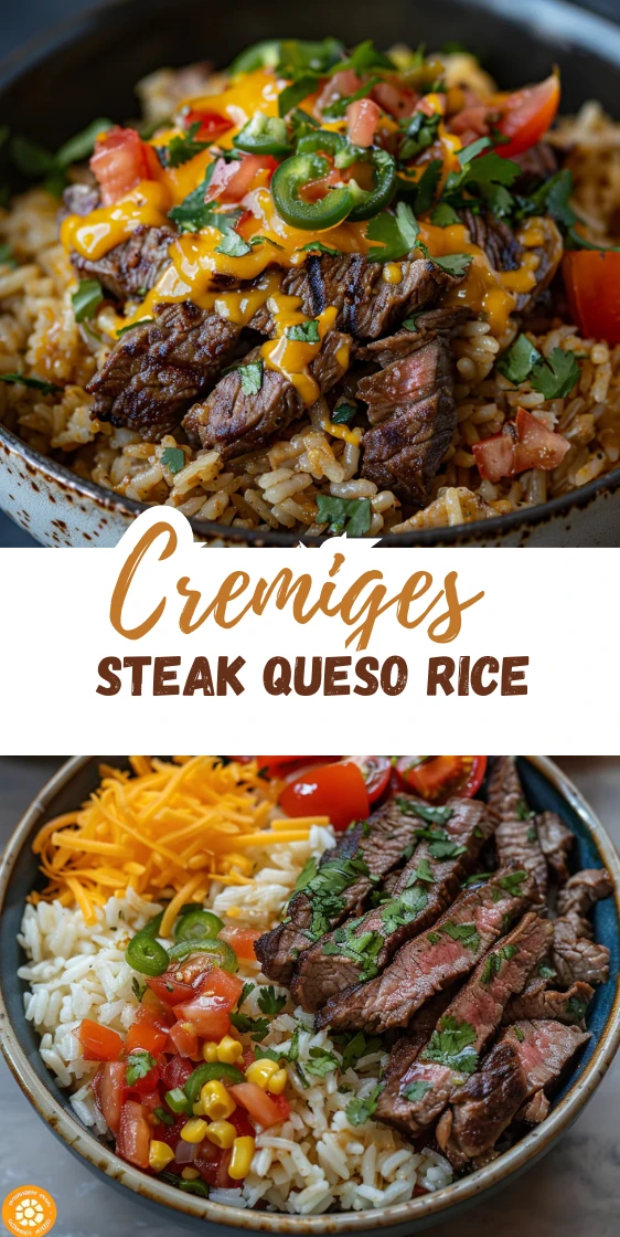 Steak Queso Rice – Einfaches One-Pot Abendessen