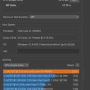 cinebench optimized