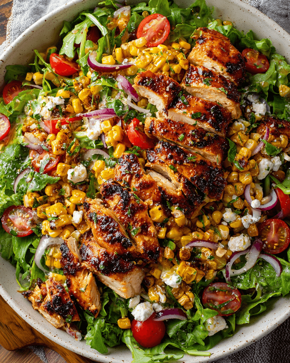 Bbq Chicken & Corn Salad step photo