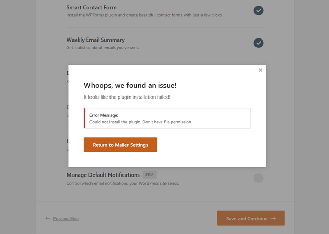 WP-Mail-Error