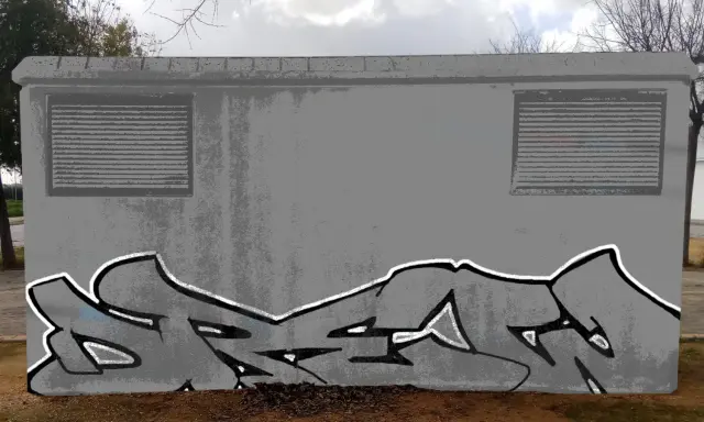 Graffiti artwork by Drew