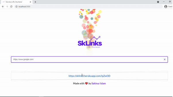SKlinks URL Shortener
