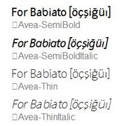 Font-List75