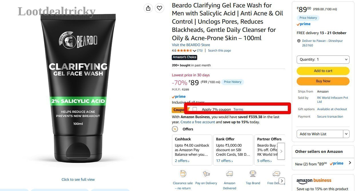 Beardo Clarifying Gel – Just ₹89 | Loot Deal