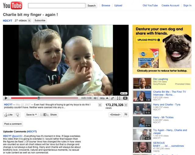 youtube website 2010 watch page.webp