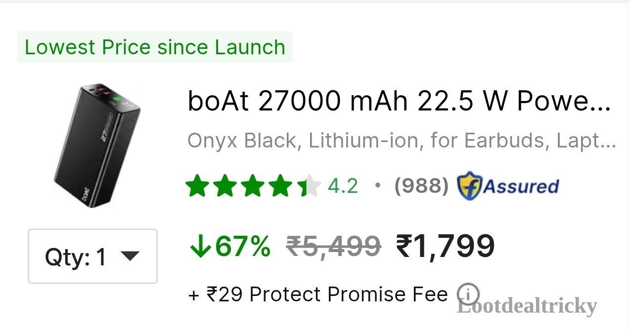Loot Boat 27000mah Offer Image