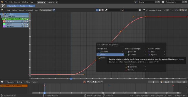 changing interpolation