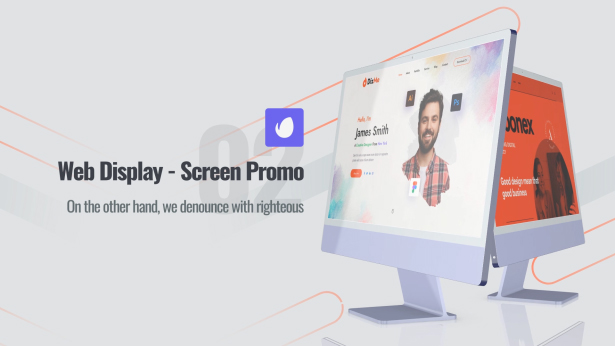 Web Promo Desktop Mockup