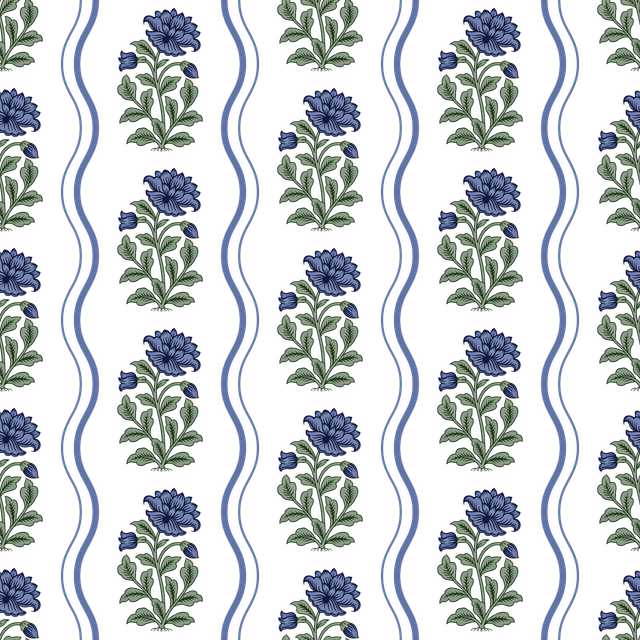 Indian Floral Mughal Block Print Seamless Vector Pattern.png