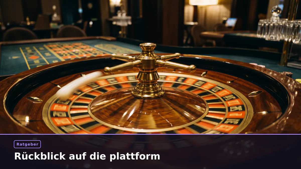 Rückblick auf die plattform